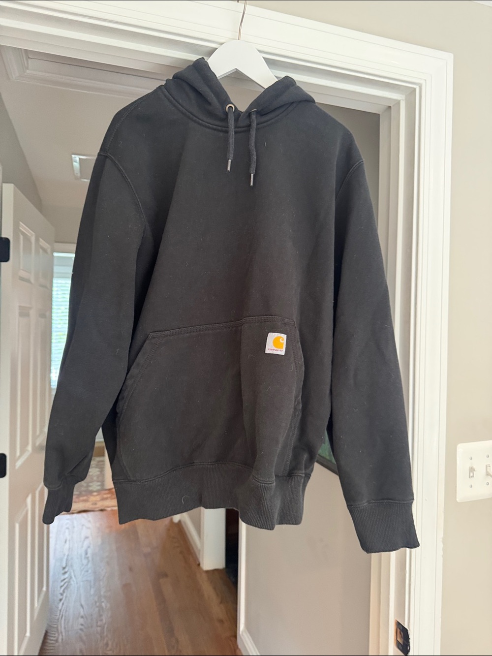 Mens Black Carhartt Sweatshirt